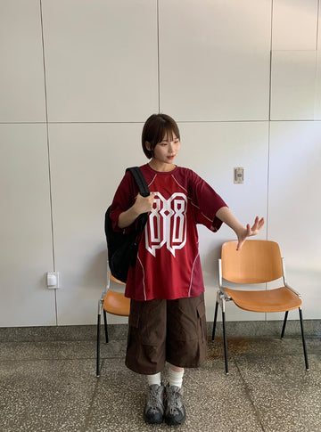 Heba Parachute Cargo Bermuda Pants